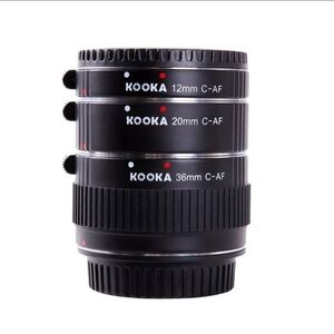 Kookai Black 12mm/20mm/36mm C-AF Extension Tube Set